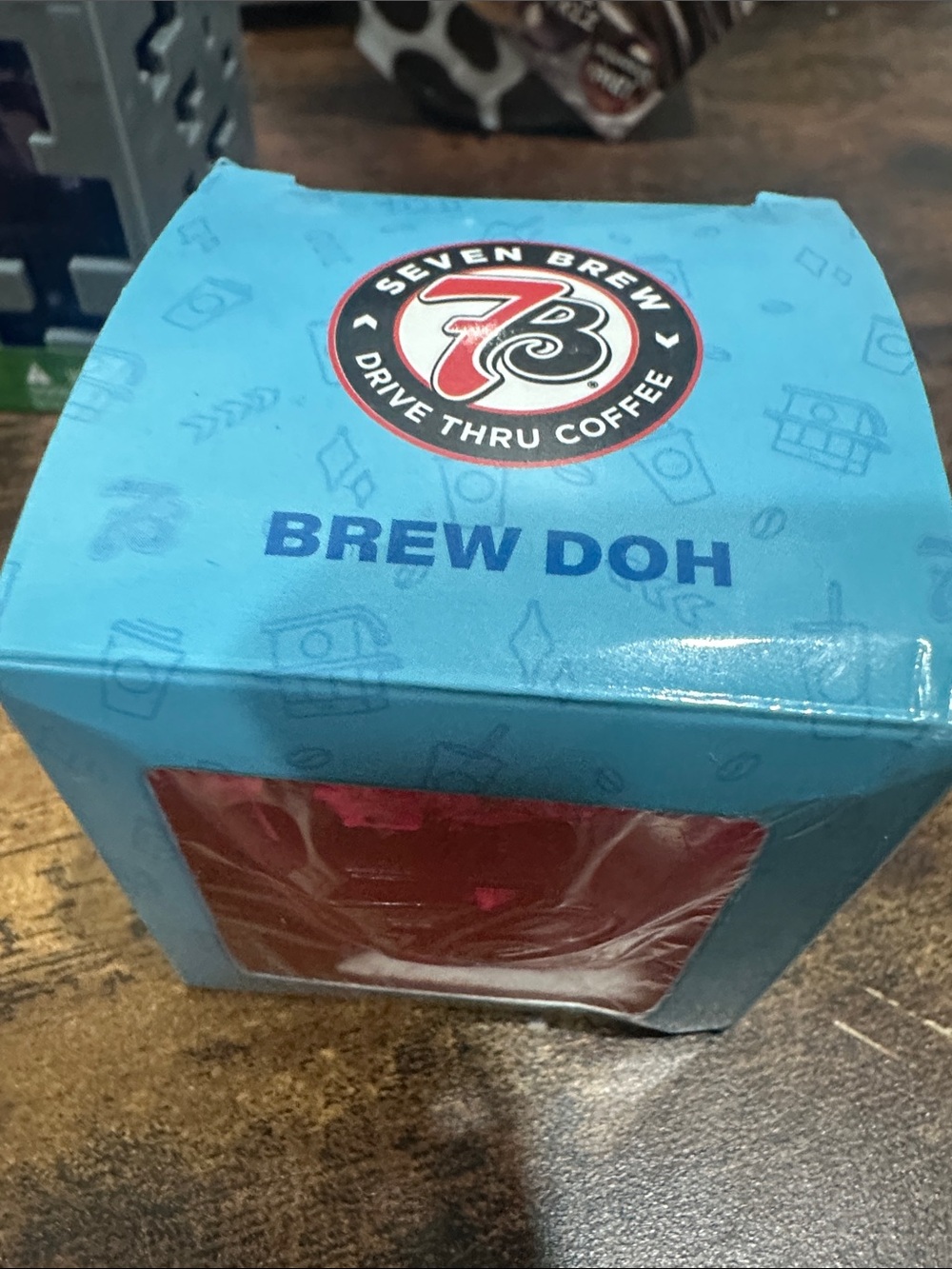 Brew Doh Creative Play Dough Set — Red Dough in Blue Box